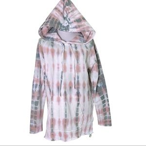 NWT Young fabulous & Broke Tie Dye Tunic Hoodie Sweatshirt Warren Hoodies Size S